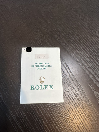 Rolex zertifikat garantie - rolex,