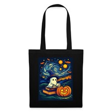 Halloween Geist Sternennacht Stoffbeutel