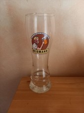 altes Weizenbierglas 0,5 L, Brauerei Widmann, Markt Schwaben