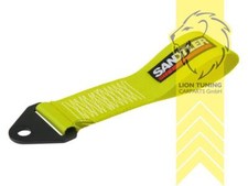 Sandtler Universal Abschleppschlaufe Abschleppöse Tow Hook Strap Rallye neongelb