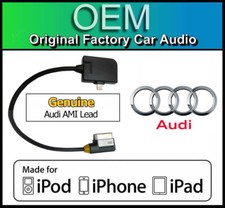 Audi A6 iPhone 7 Bleikabel, Audi AMI Lightning Adapter, iPod iPad ORIGINAL AUDI