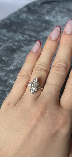 Eleganter luxus diamantring - luxus-diamantring, in