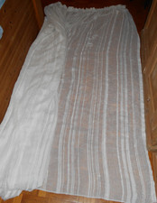 Vorhang, Store, weiß/creme, gerafft, hochwertig