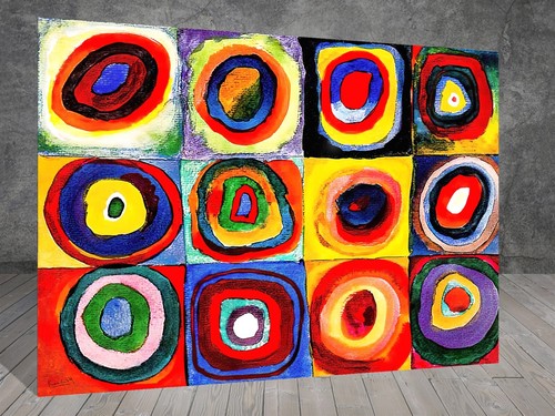 Wassily kandinsky quadrate - quadrate, mit