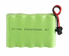 NI-MH Max Performance Akku, 6 V, Volt, 2400 mAH, SM Plug, Slowly, HBX Stecker
