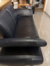 Koinor Ledersofas Blau 2x 2-3
