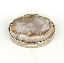 Vintage Pillendose Onyx Marmor