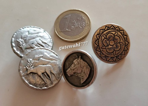 Metallknöpfe alt vintage - 4,