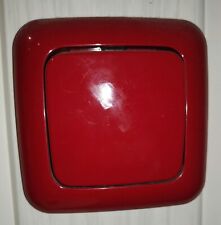 Aus/Wechselschalter von Busch - Jäger in rot