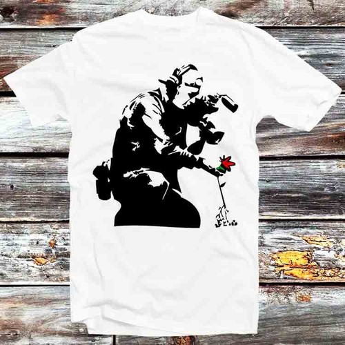 Banksy flower photographer - flower,