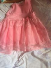 festliches Kleid Baby in rosa Größe 74 ärmellos