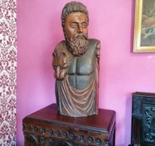 Große Holz Skulptur Torso