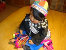 Künstlerpuppe "Carlos" Carin Lossnitzer Götz Vinyl ca. 55 cm