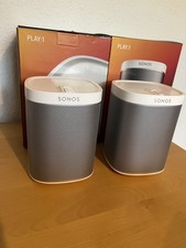 2x Sonos Play:1 Kabelloser Smart-Lautsprecher, weiß- Mit OVP