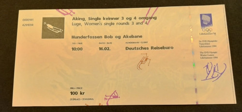 Orig ticket olympische - orig.,