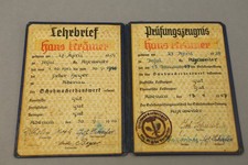 Lehrbrief 1943 - 1946 Peter