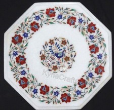 Achteckige Weißer Marmor