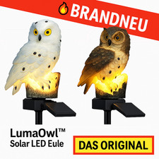 LumaOwl™ Solar LED Eule
