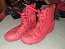 Converse Rubber Chuck Hi-Rise; Rot; Gr. 40