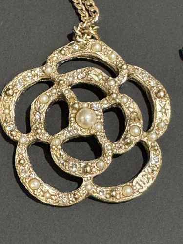 Chanel kamelie anhänger kette - anhänger,