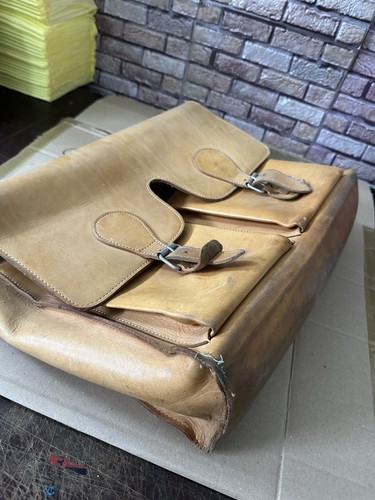 Schultasche echt leder - ,echt,