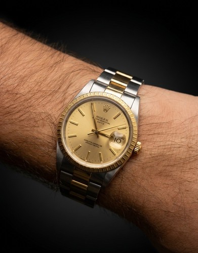Rolex date 15223 full - date, set