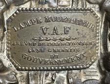 Antike Bronze Leuchte Lampe Tischlampe Historismus 