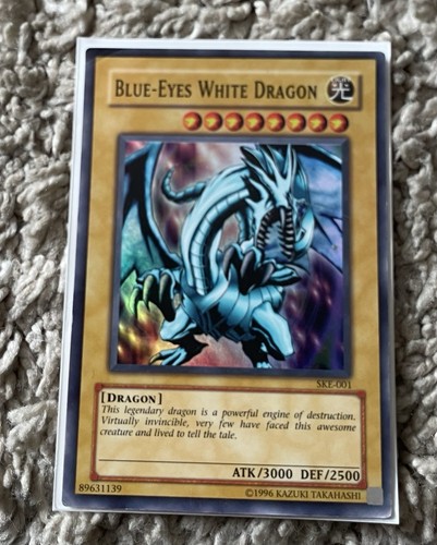 Blue eyes white dragon - blue,