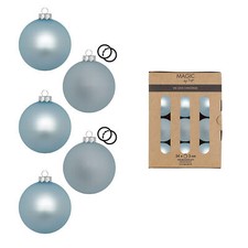 24 Weihnachtskugeln Glas 3cm