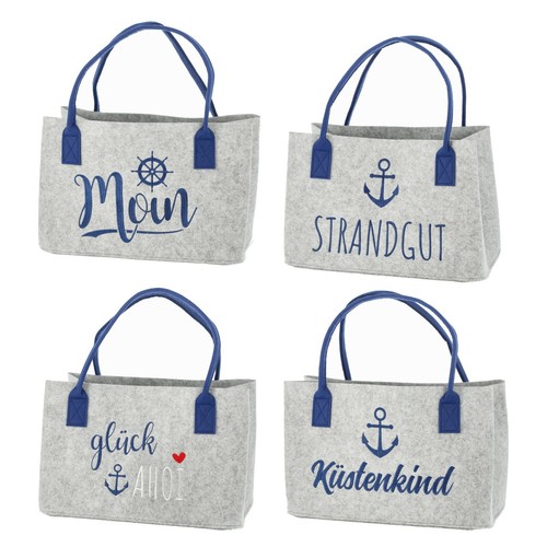 Filztasche maritim - filztasche,