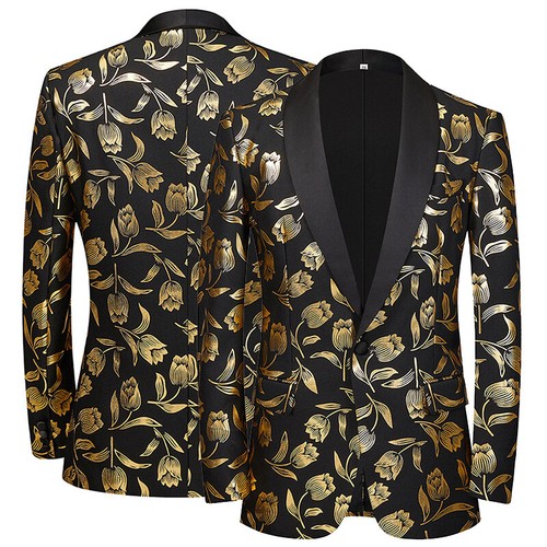 Mode herren blumen folie druck - folie,