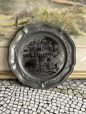 Antike Zinn Wand Teller Hamm