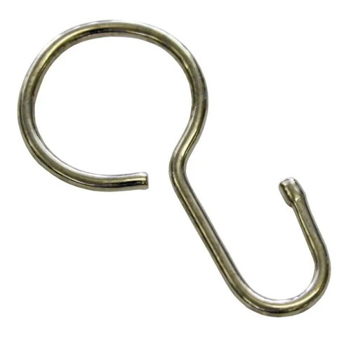 Gardinia seilhaken nickel - seilhaken, 20