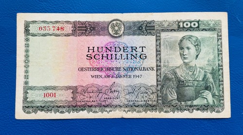 Banknote aus österreich - aus,