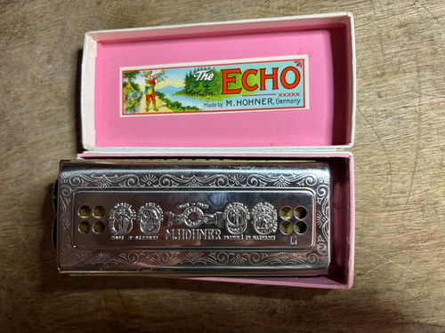 Hohner echo harp harmonica - m.hohner,