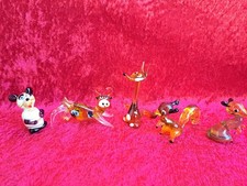 5 schöne Glasfiguren /