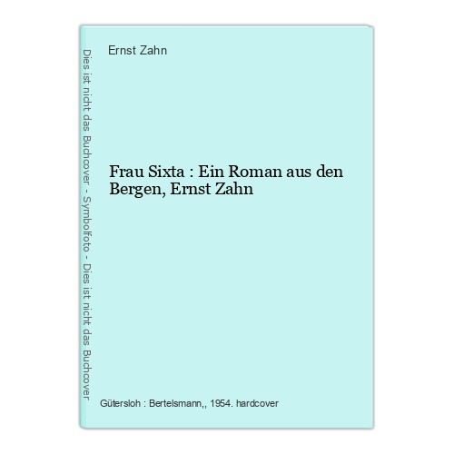 Frau sixta ein roman aus - :,
