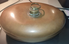  Wärmeflasche Bettflasche Rein Kupfer gestempelt vakuumfester Verschluss - antik