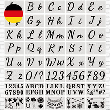 Buchstaben Schablone 40 Stück