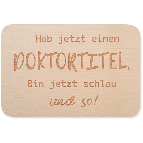 Hab jetzt einen doktortitel - hab,