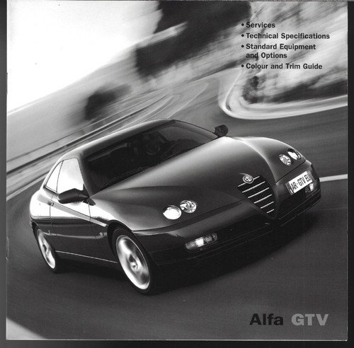 Alfa romeo gtv - gtv, specifications