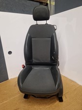 ✅ Opel Corsa D Fahrersitz Leder Sitzheizung Original Grau 