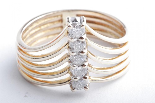 Brillant diamant ring - diamant, 0,25ct