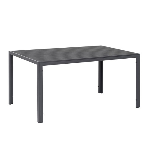 Gartentisch schwarz 150x90 - -,