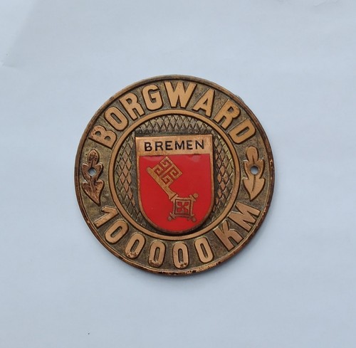 Borgward plakette 100 000 - plakette, 100.000