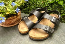 Neu: BIRKENSTOCK "Arizona"  ??  Sandalen Korkfußbett Gr.35 schwarz, NP: 109€
