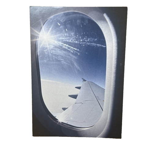 Postkarte flugzeug airline - postkarte,