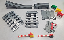 Lego Duplo Eisenbahn • Schienen Brücke Bahnübergang Weiche Kreuzung Prellbock