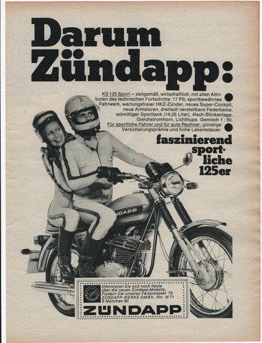 Zündapp 1975 original - ,