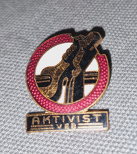 DDR Abzeichen Aktivist volkseigene Betriebe (VEB) Aktivistenabzeichen Ostalgie